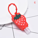 Fruit Mini Hand Sanitizer Holder Travel Portable Safe Gel Holder Hangable Liquid Soap Dispenser Containers