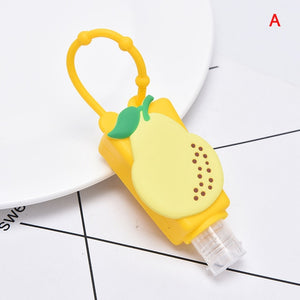 Fruit Mini Hand Sanitizer Holder Travel Portable Safe Gel Holder Hangable Liquid Soap Dispenser Containers