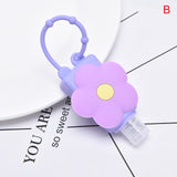 1PCS 30ml Cute Silicone Mini Hand Sanitizer Hand Gel Holder Portable Safe Gel Holder Travel Shampoo Soap Dispenser Bottle