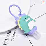 1PCS 30ml Cute Silicone Mini Hand Sanitizer Hand Gel Holder Portable Safe Gel Holder Travel Shampoo Soap Dispenser Bottle