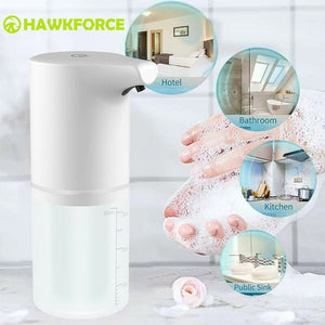 350ML Touchless Automatic Soap Dispenser USB Charging Smart Foam Machine Infrared Sensor Foam Soap Dispenser Hand Sanitizer